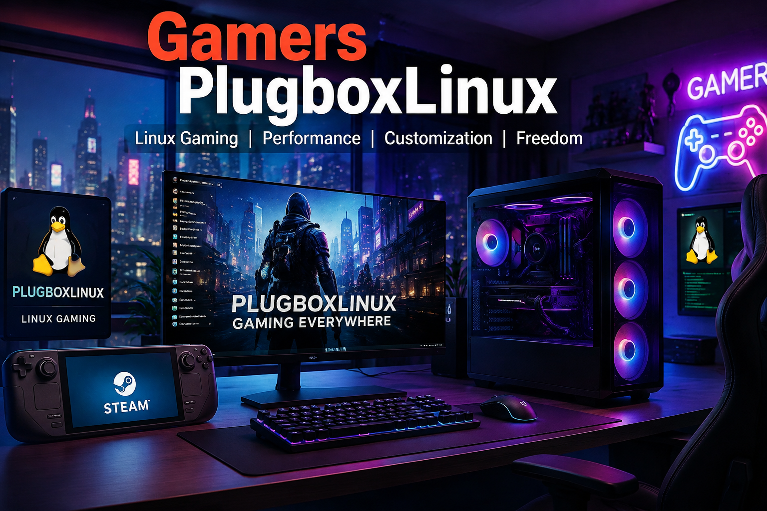 Gamers PlugboxLinux