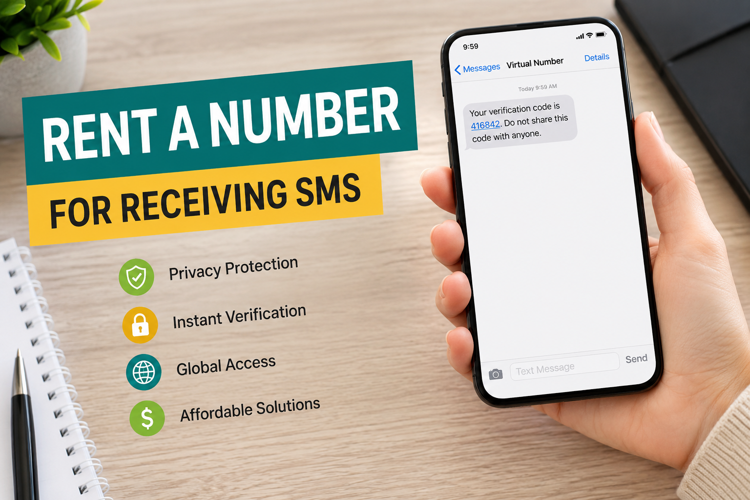 Rent a Number for Receiving SMS