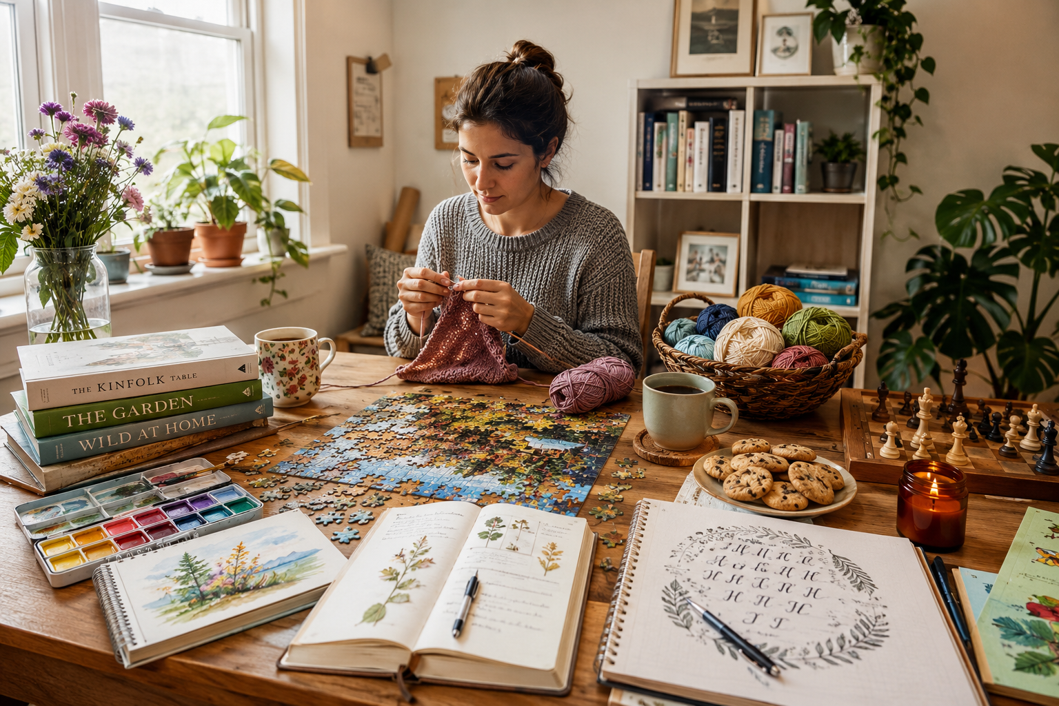 analogue hobbies for adults at home