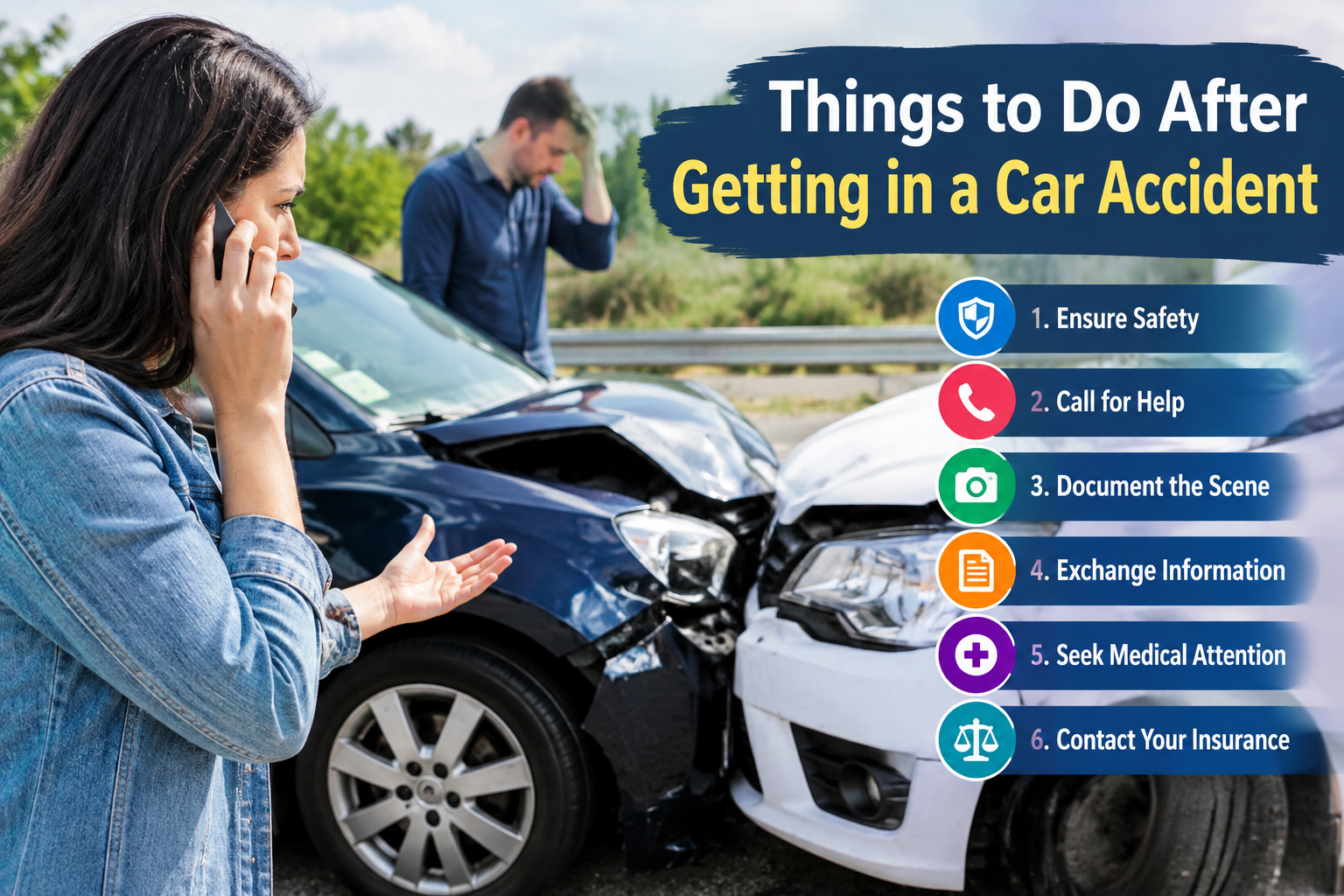 Things to Do After Getting in a Car Accident